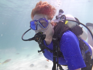 Kathy Dowsett, Owner and Operator of Kirk Scuba Gear