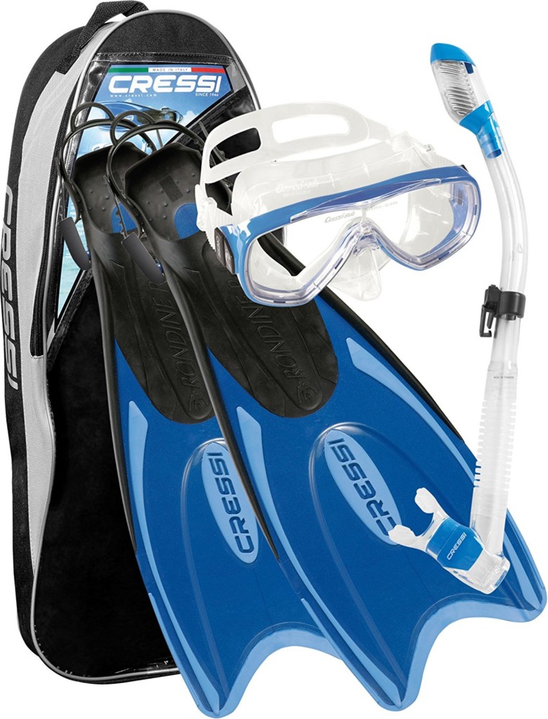 Cressi Palau Fin and Mask Snorkel Set Kirk Scuba Gear Secure Home Shopping For Scuba Diving