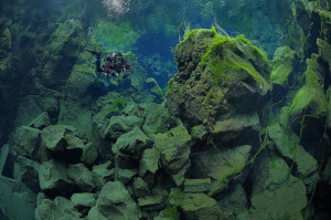Continental Underwater Rift in Iceland 