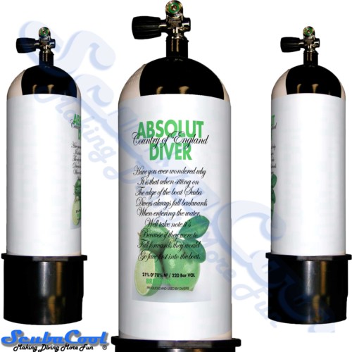 2703 Scubacool Scuba Dive Gas Cylinder Tank Cover NOT neoprene