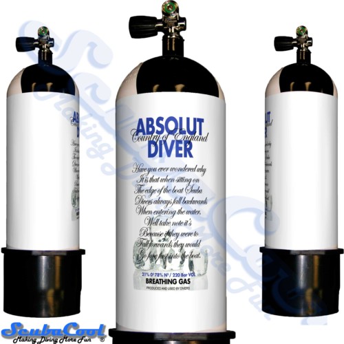 2704 Scubacool Scuba Dive Gas Cylinder Tank Cover NOT neoprene
