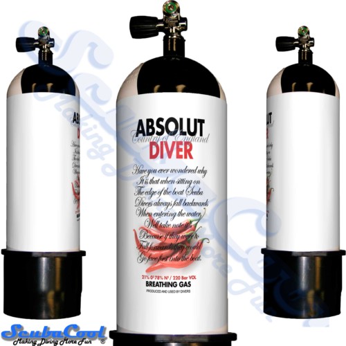 2706 Scubacool Scuba Dive Gas Cylinder Tank Cover NOT neoprene