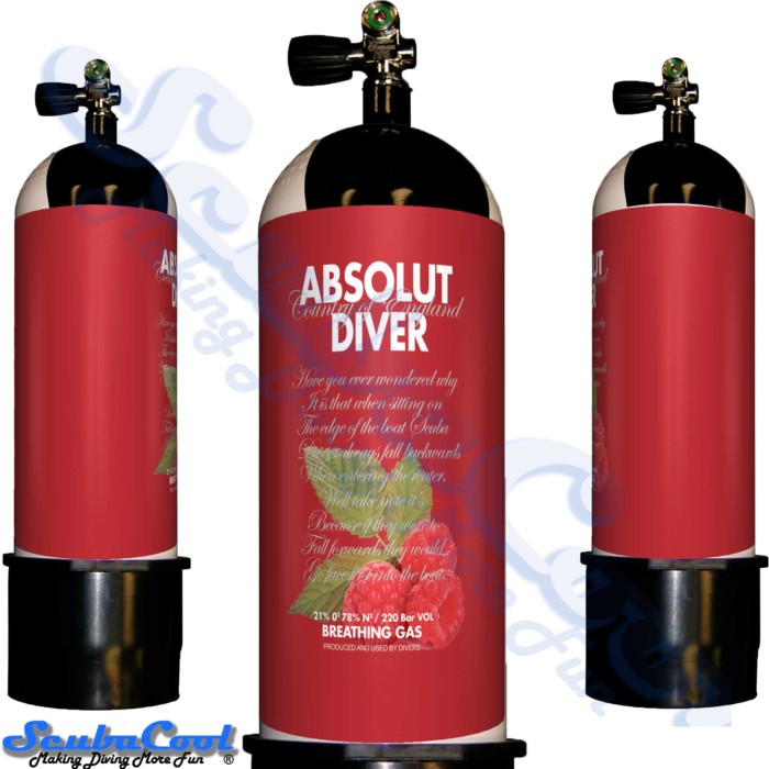 2707 Scubacool Scuba Dive Gas Cylinder Tank Cover NOT neoprene