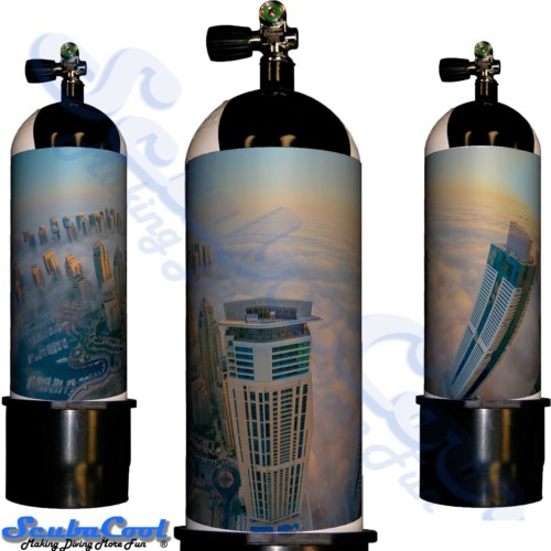 3318 Scubacool Scuba Dive Gas Cylinder Tank Cover NOT neoprene