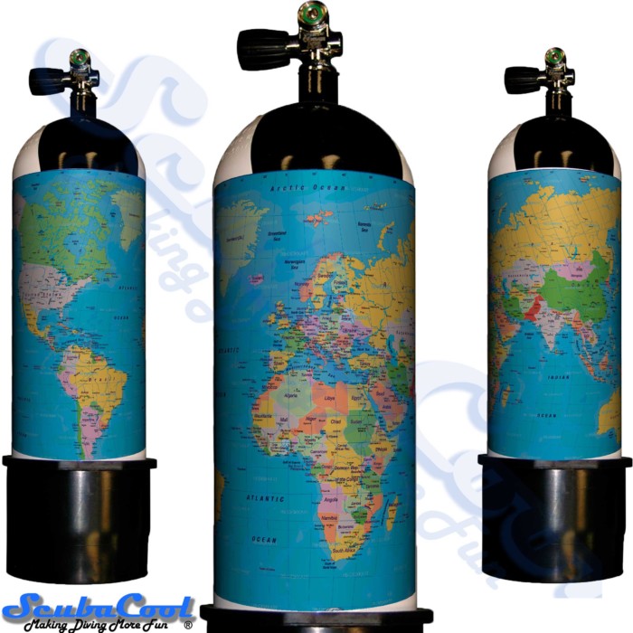 3337 Scubacool Scuba Dive Gas Cylinder Tank Cover NOT neoprene