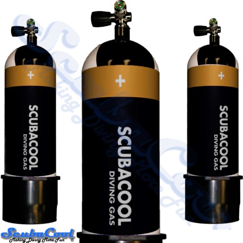 3410 Scubacool Scuba Dive Gas Cylinder Tank Cover NOT neoprene