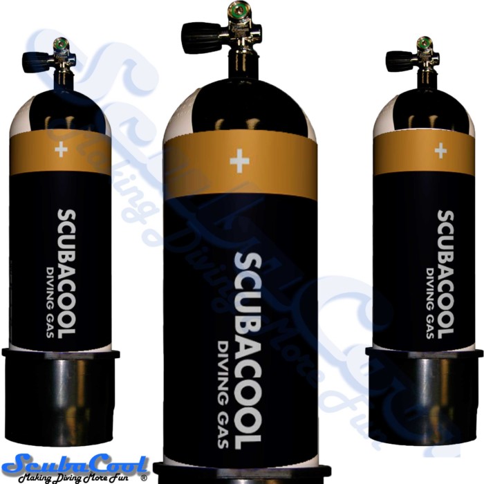 3410 Scubacool Scuba Dive Gas Cylinder Tank Cover NOT neoprene