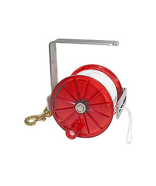 Scuba Diving Reel, Stainless Steel Frame with Tension & Locking