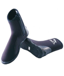 IST 5mm Nylon II Tall Cut Scuba Diving Boots with Molded Sole and Heel Cap