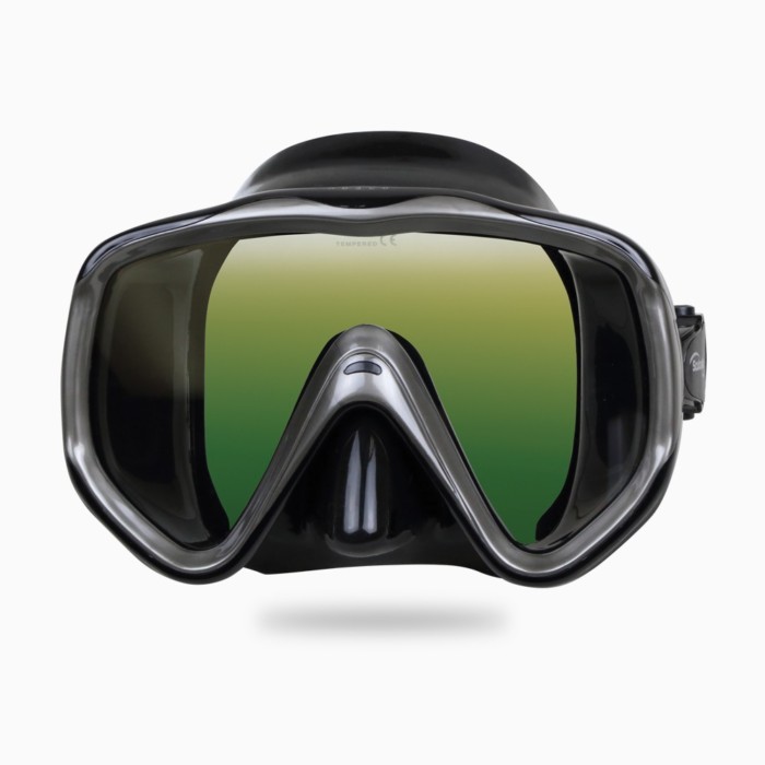 Abaco Scuba Diving Mask for larger faces with coloured window::ScubaMax