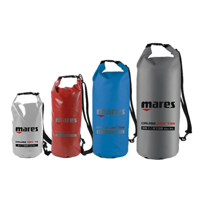 Tubular Dry Bags by Mares for scuba divers