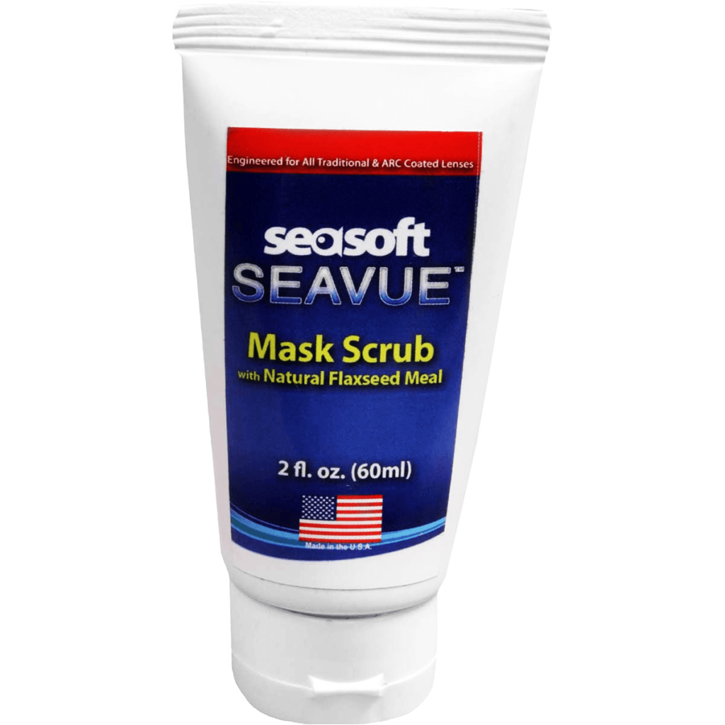 SEAVUE 2 oz. MASK SCRUB for Scuba Divers/Snorkelers Kirk Scuba Gear