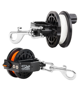 Dive Rite Slide Lock Primary Reel Available in 250 OR 400 feet for