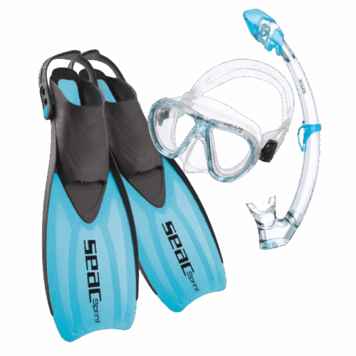 SEAC Kids Tris Sprint Dry Snorkel Set